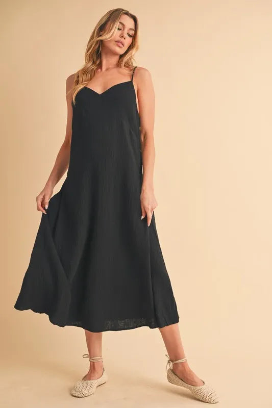 cooperative emilia a line button down midi dress Cooperative Emilia Button-Down A-Line Midi Dress